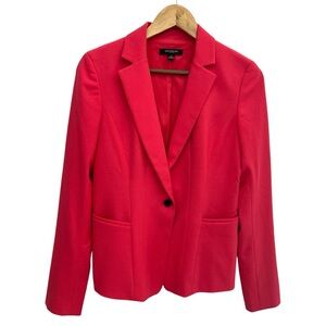 Ann Taylor Vibrant Pink Blazer Size 2 Office Wear Work Attire Academia Preppy